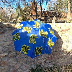 Andy Warhol Cow Umbrella with sleeve